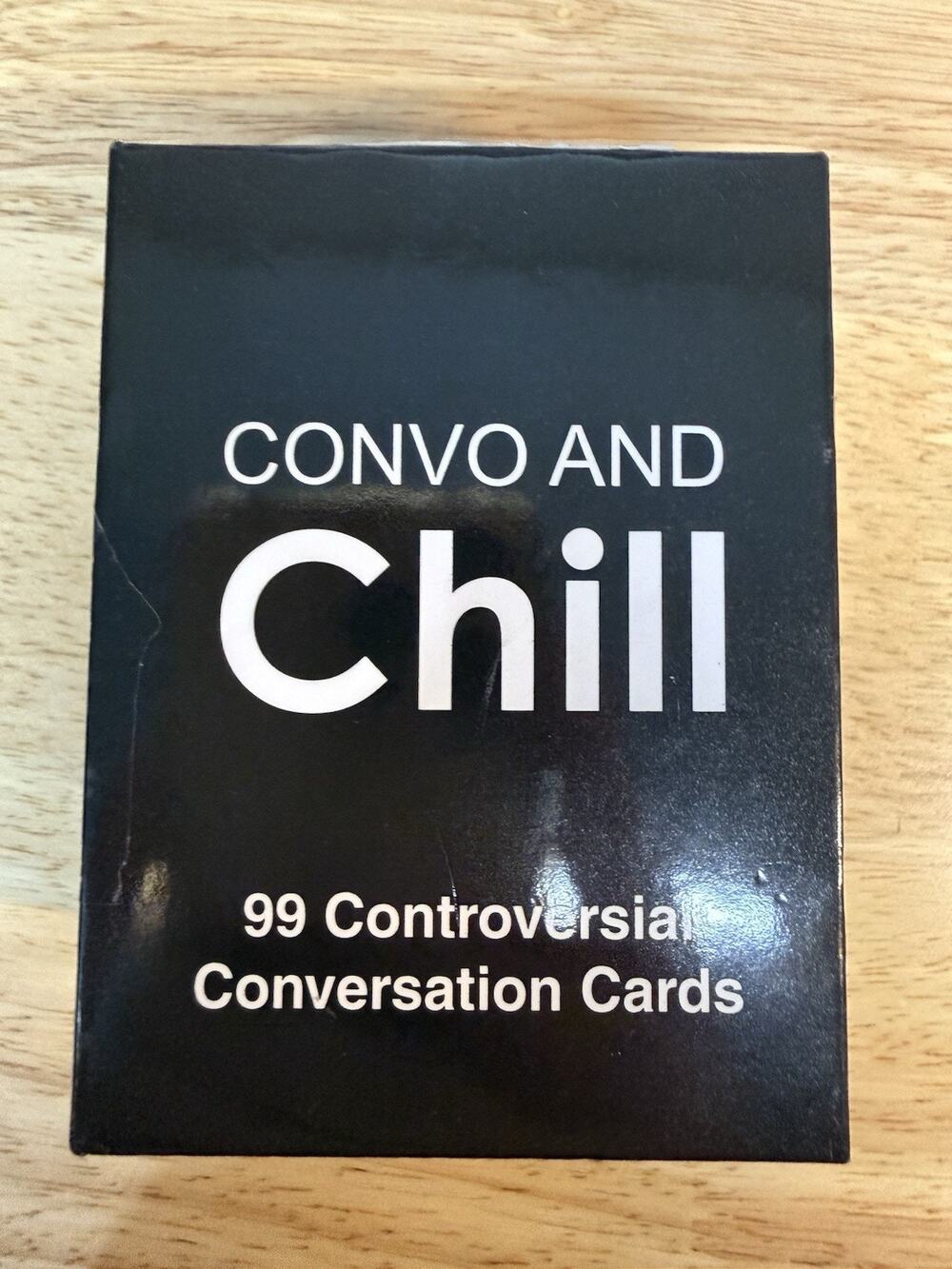 Convo and Chill 99 Controversial Conversation Cards Adult Party Game 18+